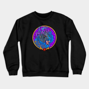 "Chestie" Fakerbattlecat Bright Round LOGO (Retro female version) Crewneck Sweatshirt